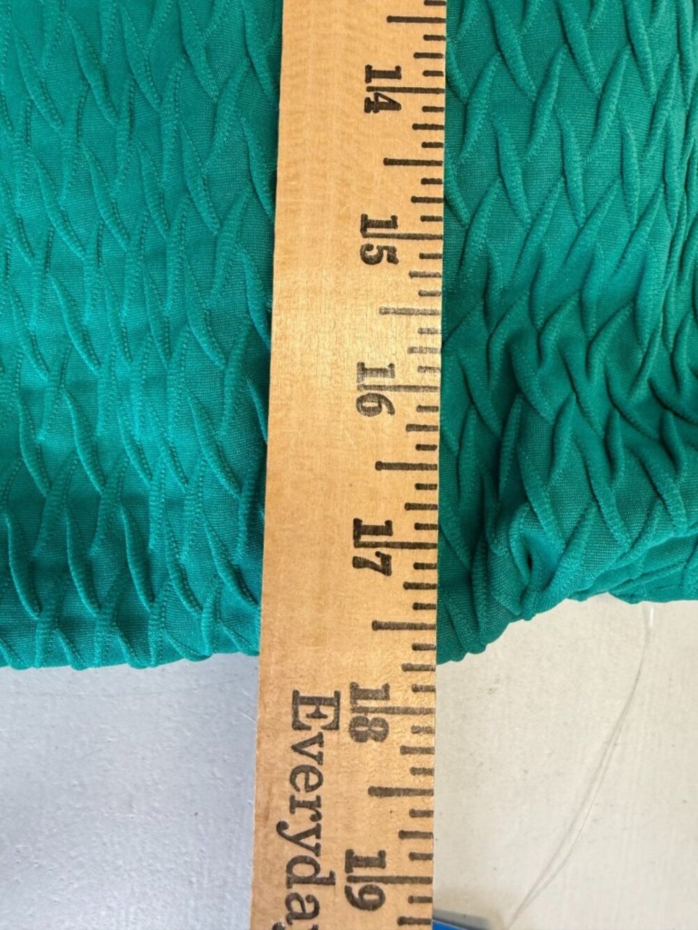Lands End Tankini Top Square Neck Shade & Shore Solid Teal Green Textured 1X 16W - Picture 3 of 10